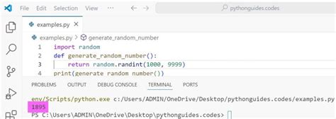 python random 4 digit number|generate four digit number.